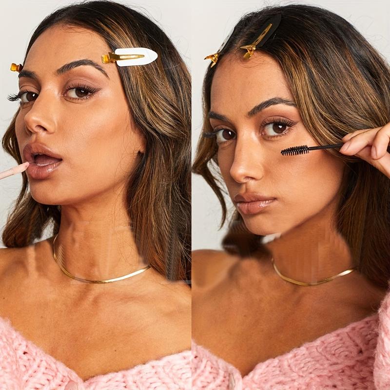 10pcs Minimalist Easy-to-Use Solid Color Hair Clips for Smooth Styling & Taming Flyaways, No-Crease Design 4