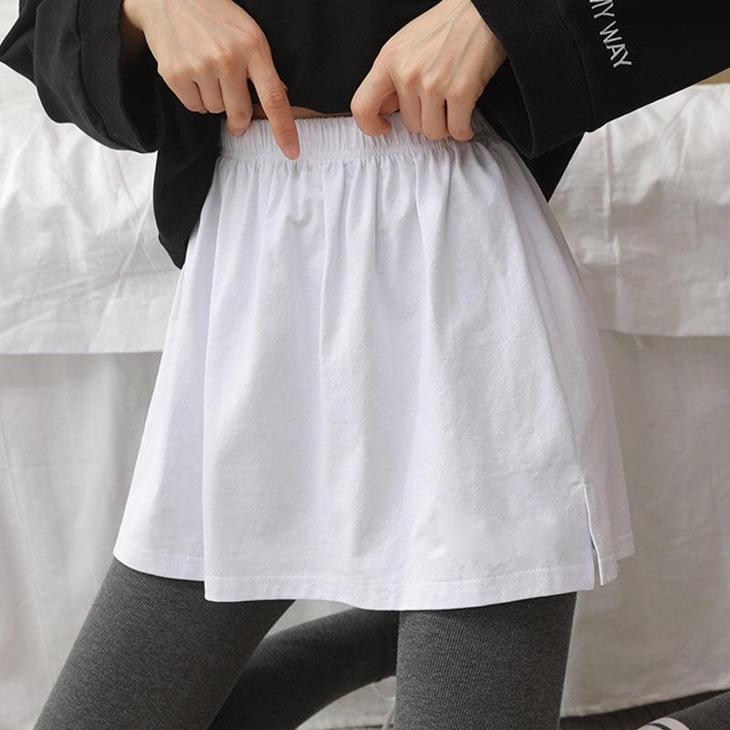 Product Introduction of Áo Sơ Mi Giả Cho Nữ, Kiểu Mới, Áo Lót Viền, Váy Mini, Màu Trơn Ngọt Ngào, Cạp Cao Co Giãn, Dây Thắt Lưng Đa Năng, Thích Hợp Cho Phụ Nữ Và Trẻ Em Gái, Quần Áo Mở Rộng Váy 15