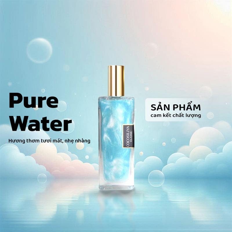 [MUA 3 GIẢM 70%] LABOUM Nước Hoa Body Có Nhũ – Thơm Lâu, Mùi Pure Water - Silver Immortal Spring, Unisex, Phù Hợp Đi Học, Đi Chơi – Xịt Thơm Body Summer Perfume Chính Hãng 50ml