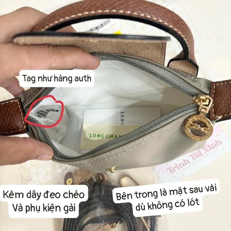 [ Hỏa Tốc SG ] Túi Xách mini LC Chất Vải Dù Quai Da Kèm Bộ Móc Dày Dặn [ CHUẨN LOẠI 1 ] Nữ Bag❤️ 5