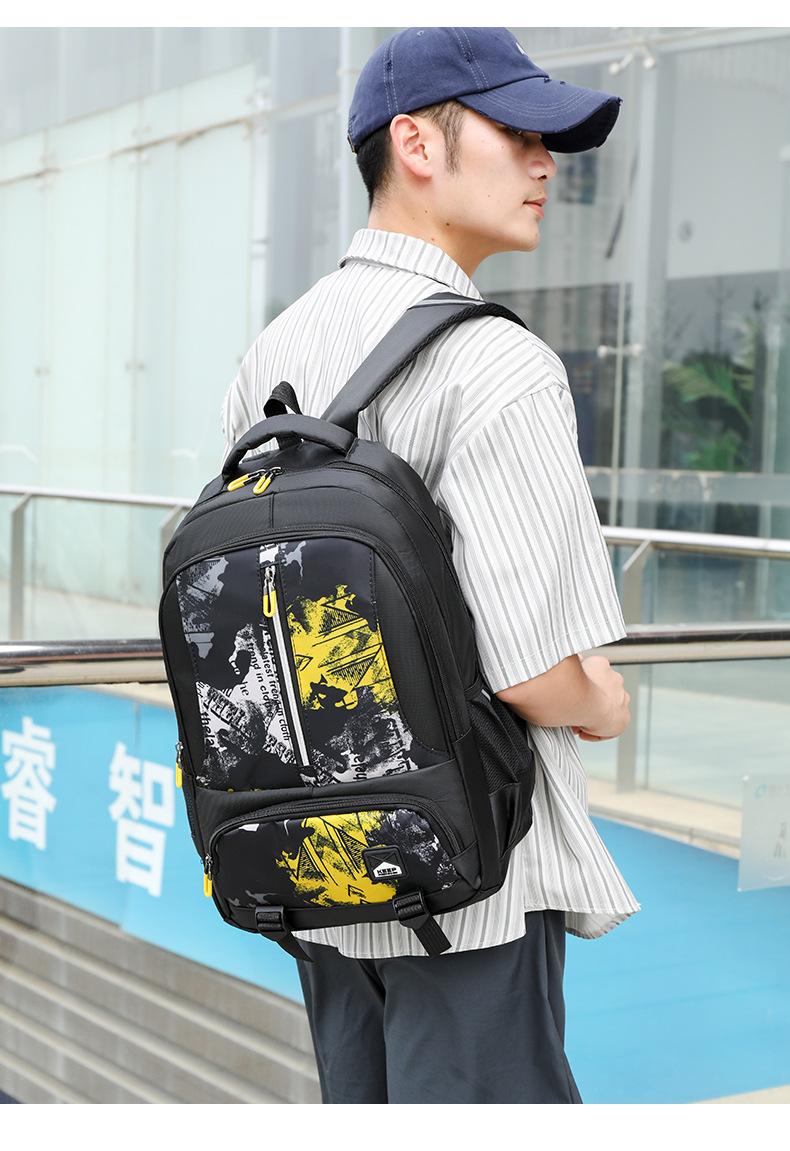 Product Introduction of [HOT MỚI] Balo đi học nam lớp 3 đến lớp 12 họa tiết graffiti thời trang hàn quốc cho nam ba lô trung học cho bé trai unisex chống thấm nước đựng laptop 1