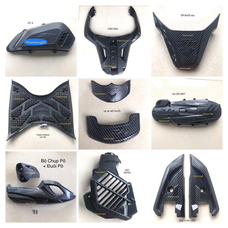 Product Introduction of SH 2017 2018 2019 BỘ ỐP PHỤ KIỆN TRANG TRÍ DÙNG CHO ĐỜI XE SH 125i 150i CACBON 11