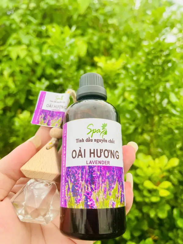 Tinh Dầu Oải Hương Nguyên Chất SPA 100ML - 50ML ( Tặng vở lọ treo xe ) 2
