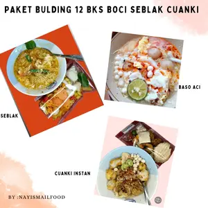 paket campur 12 bks boci seblak cuanki Food Pedas
