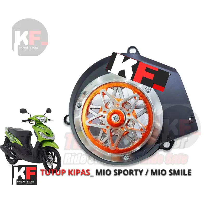 Tutup Kipas Mio Sporty Cover Kipas Mio Sporty Set Spinner Sabit Two Tone PNP Mio Smile Sporty Soul Karbu Nouvo 2