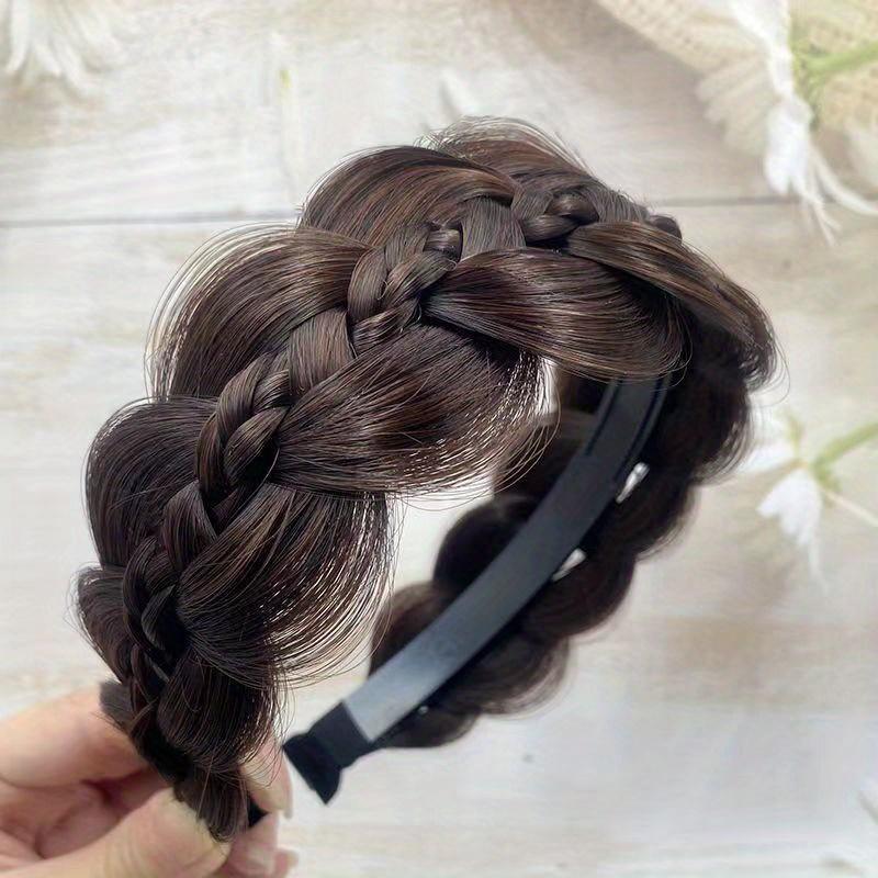 Braided Hair Hoops, 1 Count/4 Counts Non-slip Wig Hoop, Heatless Styling Tool for Women & Girls, Natural Hair Styling Accessories 5