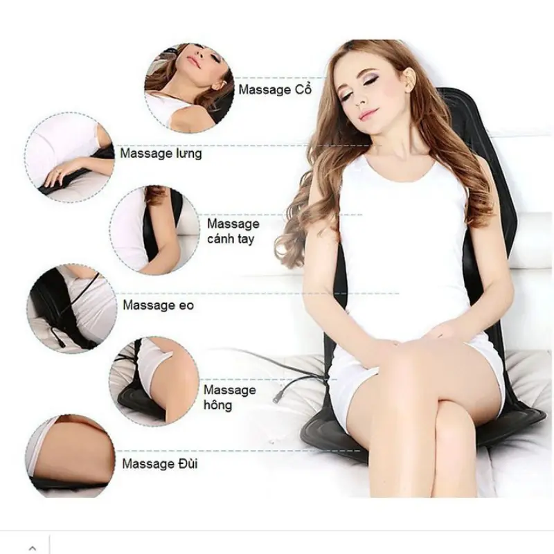 [DD-necessary]  Đệm ghế massage toàn thân trên ô tô xe hơi siêu tiện lợi 4
