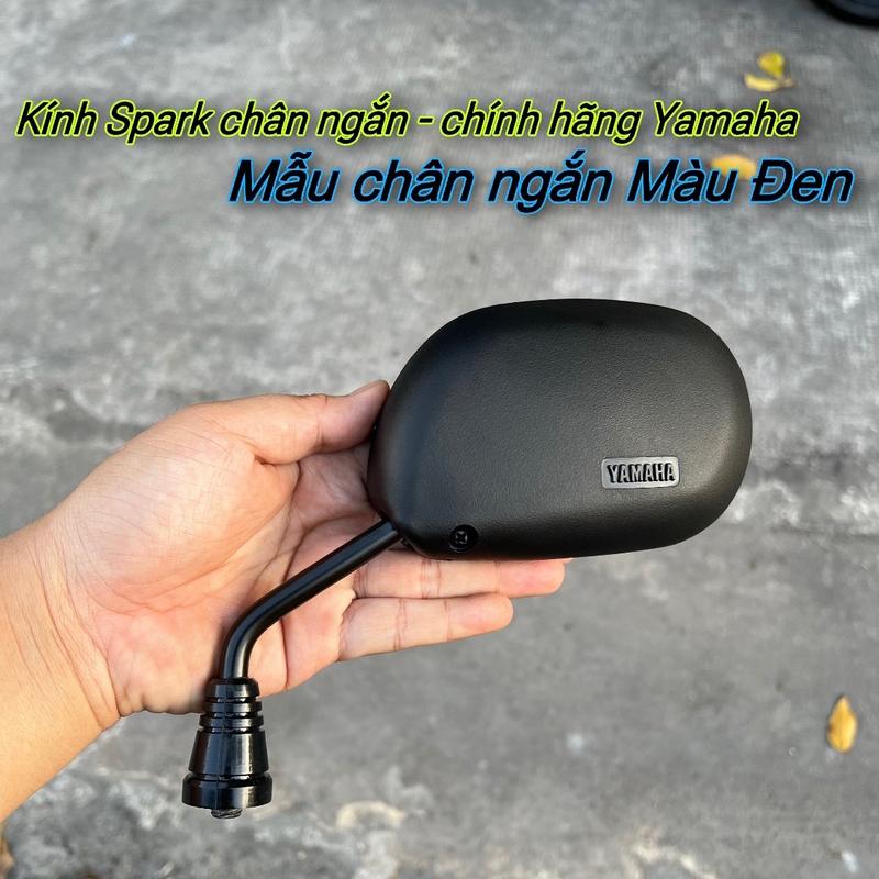 Kính Spark Chân Ngắn Màu Đen - Chính Hãng Yamaha SPARK Thailand - Phụ Kiện gương xe