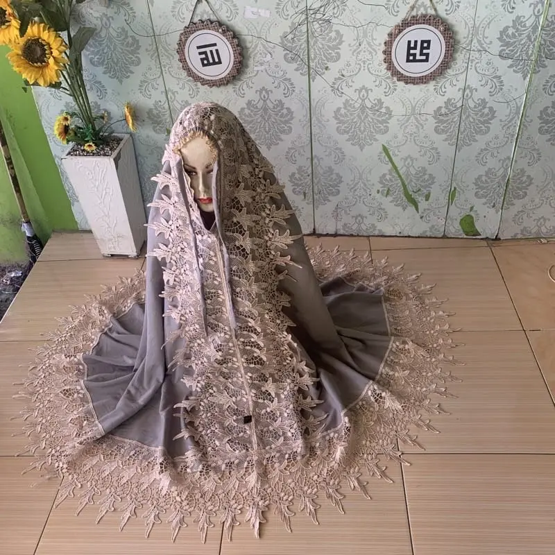 MUKENA MAHARANI PRINCESS RENDA MILO MUKENA RENDA FULL KD 4