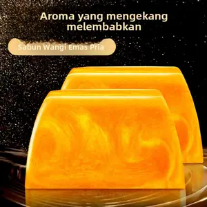 Sabun Handmade Parfum Sabun Emas Sabun Wangi Sabun Minyak Esensial Sabun Anti-Mite Sabun Mandi Sabun Wangi Sabun Pelembut Kulit Melembapkan Halus Menutrisi