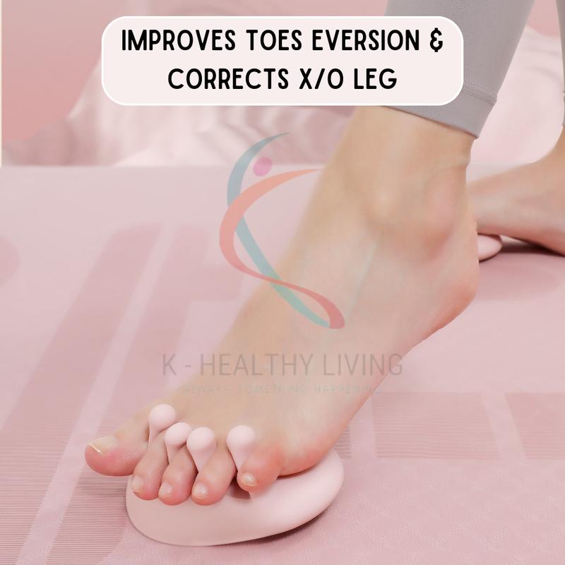 Product Introduction of 1 PAIR Foot arch trainer skinny calf beautiful leg Yoga Fitness Thumb Valgus Corrector Flat foot arch support Foot Massage Tool XO Type Leg High and Low Arch Correction Tool 16