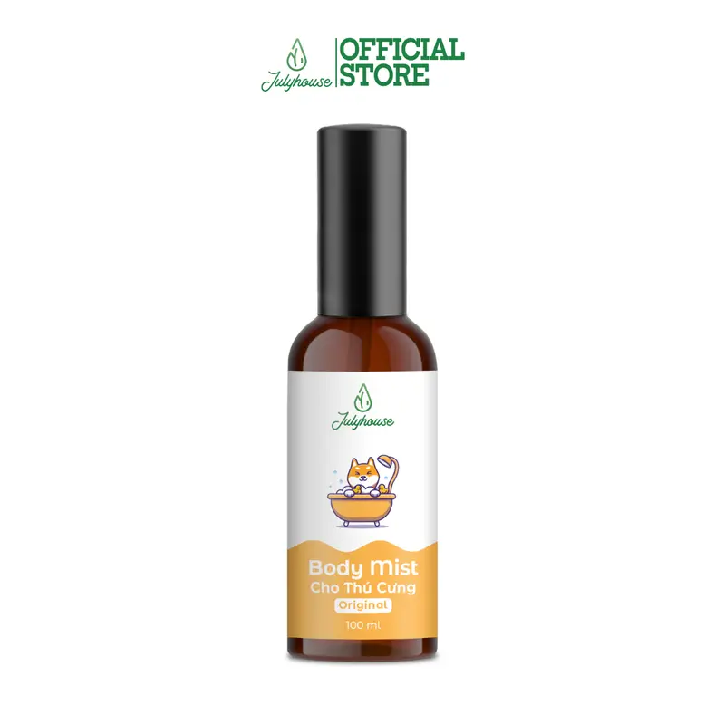 [Deal sốc] Body Mist cho thú cưng 100ml JULYHOUSE dưỡng lông mượt, an toàn, khử khuẩn 0