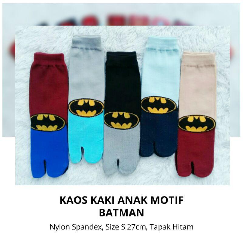 Kaos Kaki Anak Jempol Motif Superhero Cowok Usia Tk/SD Fashion 0