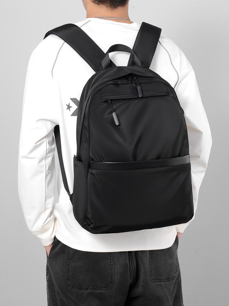 Product Introduction of 2025 Casual Simple Large Capacity Backpack, Lightweight Travel Laptop Backpack, Multi-functional Portable Storage Bag, Unisex, New Trendy Matching School Bag for College 1