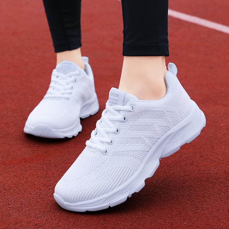 Product Introduction of New Fashion Women White Sneakers Black Shoes Lightweight Sport Casual Shoes 20
