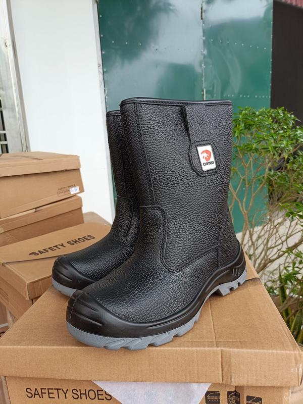 Ủng Da Bảo Hộ Lao Động Chống Đinh Chống Va Đập Chống Tia Lửa Hàn