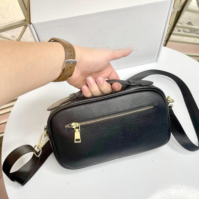  Túi đeo chéo da bò ngang unisex cao cấp TDC12 