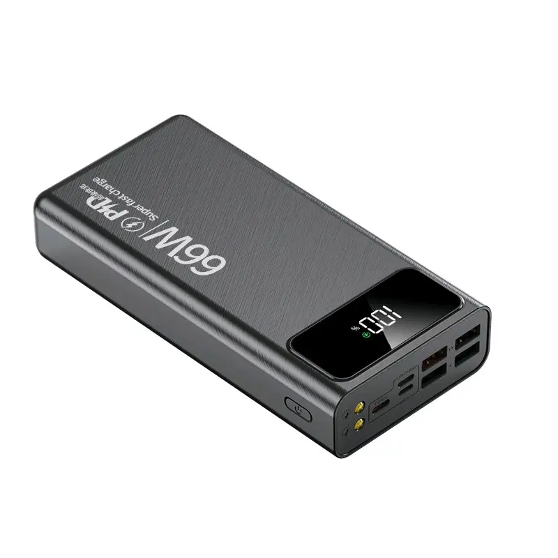 Pin Sạc Dự Phòng YM-267 30000mAh Sạc Siêu Nhanh 66W 4 Cổng USB Sạc Nhanh 2 Chiều