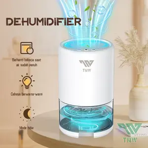 TNW HD10 Dehumidifier 1L Air Dryer 2 In 1 Air Purifier Portabel Dehumidifier Serap Air Penyerap Kelembaban Udara Dryer