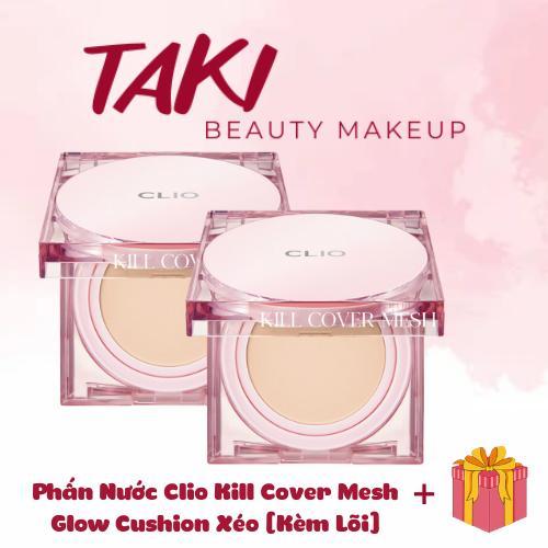 Phấn Nước Che Khuyết Điểm Clio Kill Cover Mesh Glow Cushion Xéo [Kèm Lõi]
