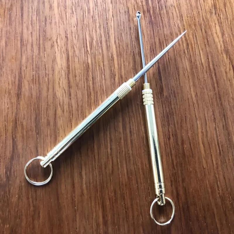 Product Introduction of Titanium Outdoor EDC Portable Multi-Purpose Toothpick Bottle Fruit Fork Camping Tool Toothpick Tube Is More Durable Than Floss 9