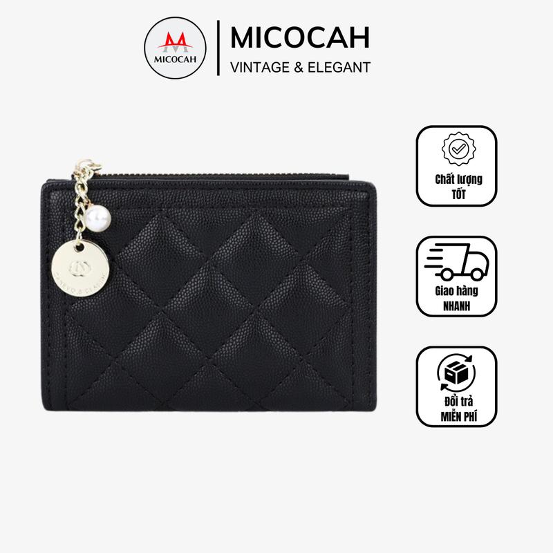  Ví Nữ Mini Cầm Tay Đựng Tiền Da Sần Mềm Mịn Hoạ Tiết quả Trám TL43 Hình Chữ Nhật Wallet 
