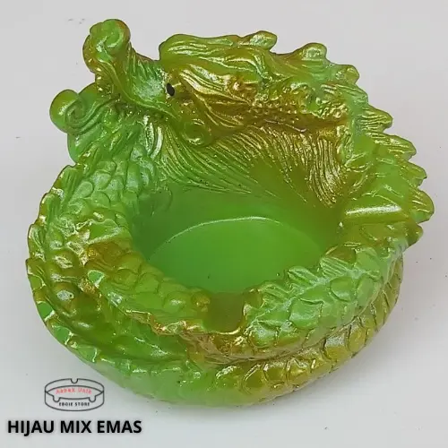 Asbak rokok unik Naga/Dragon Lingkar Hiasan Ruangan Minimalis 3