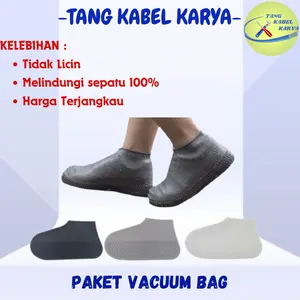 PELINDUNG SEPATU ANTI AIR HUJAN BASAH LATEX SHOE COVER WATERPROOF AWET
