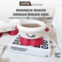 Gambar FOCAT X Tempat Makan Hewan Peliharaan M05 Pet Feeder Bowl/Mangkuk Makanan Kucing Anjing/Wadah Makan - Krem dari Focat Indonesia Kab. Tangerang 4 Tokopedia
