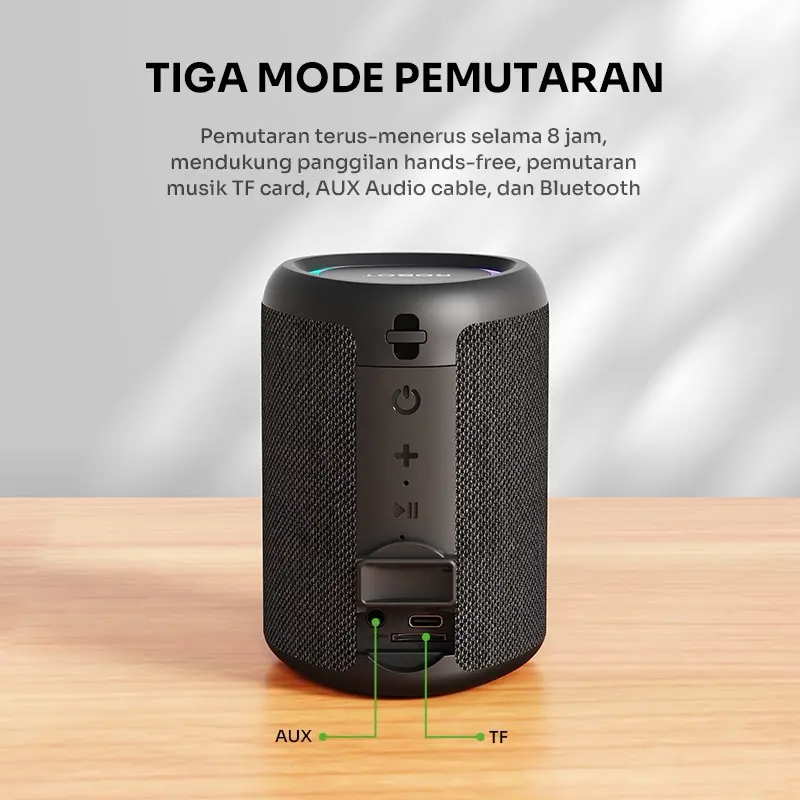 ROBOT R120 Speaker Bluetooth RGB Light 1200mAH High Quality Sound Wireless Spiker Portable Waterproof IPX4 2