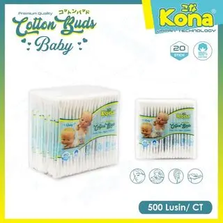 (SP) COTTON BUD KONA ISI 240 STIK / BATANG BUDS DEWASA / BAYI ANAK KECIL KOREK KUPING KAPAS PEMBERSIH TELINGA 2