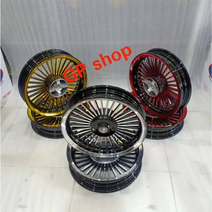 Velg Racing untuk New scopy 2018 ukuran 215-250 Ring 12 1set tinggal pasang