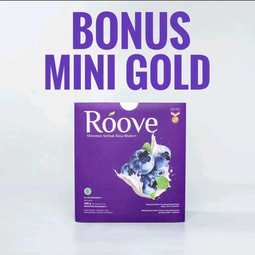ROOVE kolagen Blueberry Drink. 1box isi 20saset