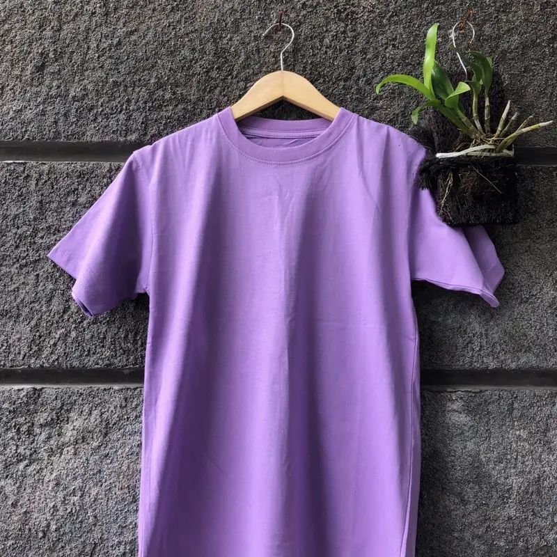[TERBARU] KAOS OBLONG LILAC POLOS / BAHAN COTTON COMBED 30S / S-XXL Baju Nyaman