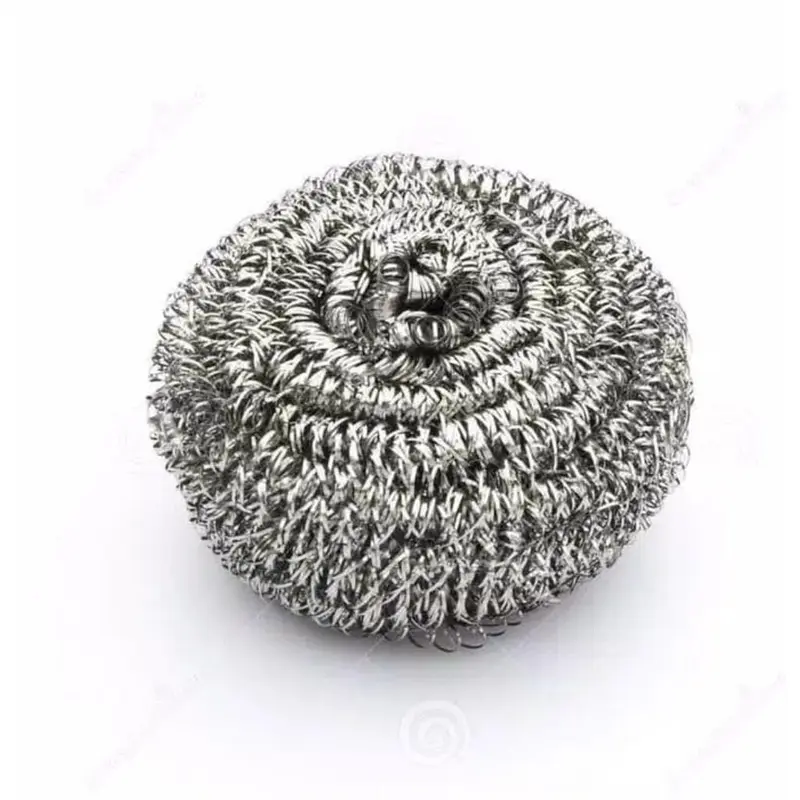 SIKAT BESI SABUT KAWAT SIKAT CUCI PIRING WAJAN SPON KAWAT SIKAT SABUT / SIKAT PANCI KAWAT BAHAN STAINLESS TEBAL absorben air peralatan makan spons & sabut gosok 3