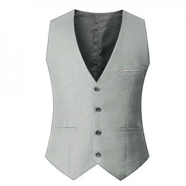 Áo Ghi Lê Vest Nam, Thời Trang Anh Quốc Mới, Dáng Ôm, Thích Hợp Cho Mùa Xuân Và Mùa Thu, Phong Cách Hàn Quốc, Hợp Xu hướng Và Đẹp Trai, Vest Nam 3