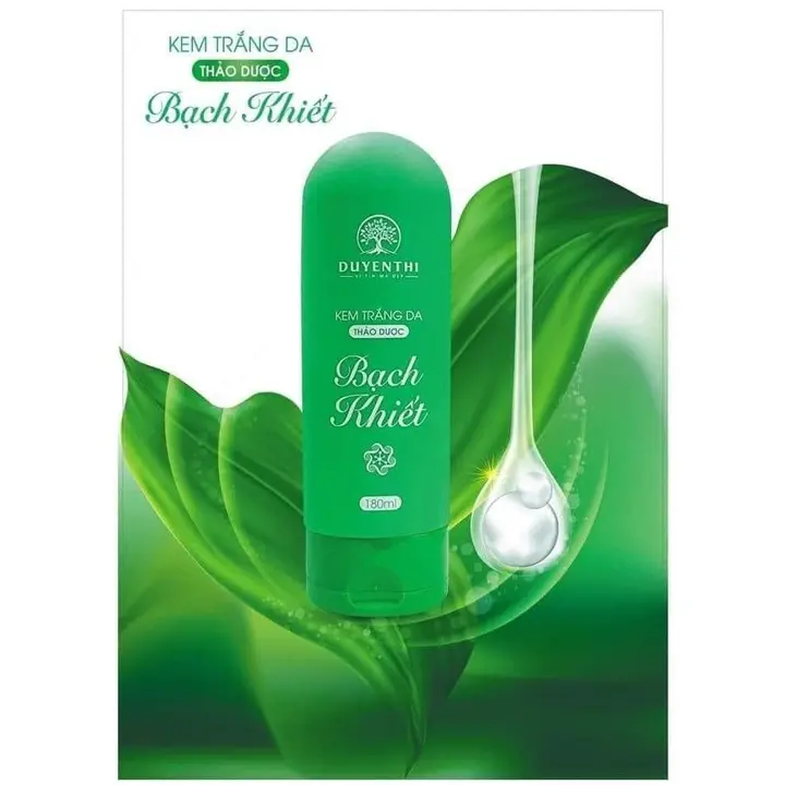 Kem Trắng Da Thảo Dược Bạch Khiết Giúp Da Trắng Sáng, Giữ Ẩm Cho Da 180ml 4