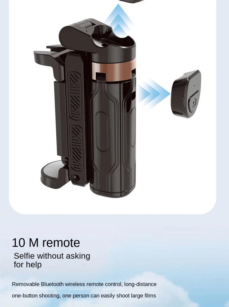 Product Introduction of JC-25 Mini Selfie Stick Tripod A 3--travel portable pocket tripod with 360-rotation detachable Bluetooth remote control Accessory Phone 23