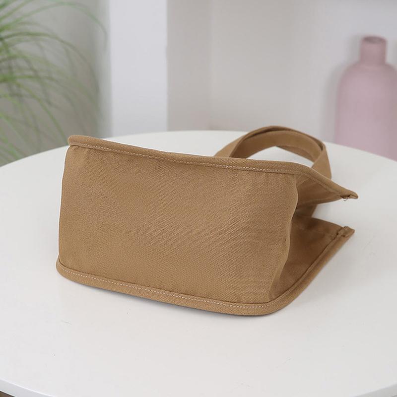 Product Introduction of Cartoon Cute Printed Pattern Canvas Handbag Office Worker Lunch Bag Tote Bag Picnic Drink Bag Portable Outdoor Food Bags 23