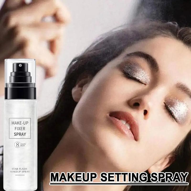 Product Introduction of 1PCS 100ml Makeup Fixer Spray Waterproof Sweatproof Oil Spray Hydrating Fixing Cosmetics Long Makeup Control Lasting Settin W9Y8 1