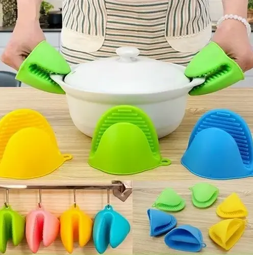 Cặp 2 cái nhấc nồi bằng silicon chịu nhiệt độ cao