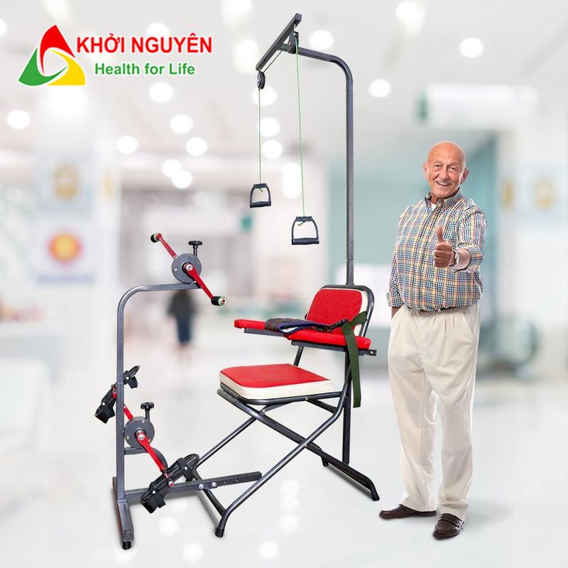 Ghế tập phục hồi chức năng 3 IN 1 Cho Người Tai Biến Tập Vận Động Tay Chân
