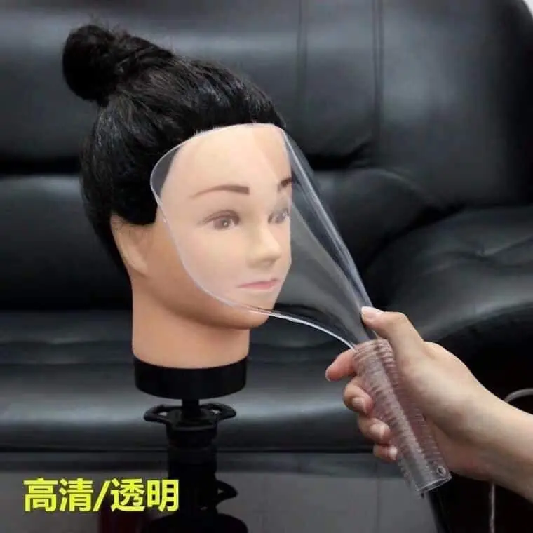 Tấm che mặt khi sấy,xịt gôm