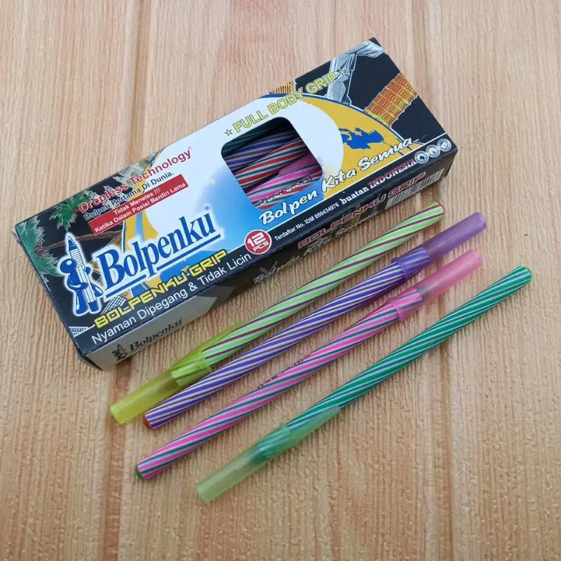 PAKET 12PCS BOLPOINT ULIR BOLPENKU