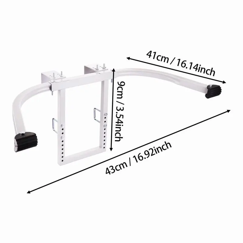 Wall Ladder Standoff Nonslip Heavy Duty Roof Gutter Ladder Stabilizer Roof for Outdoor Repairing Household Roof Cleaning Working 2