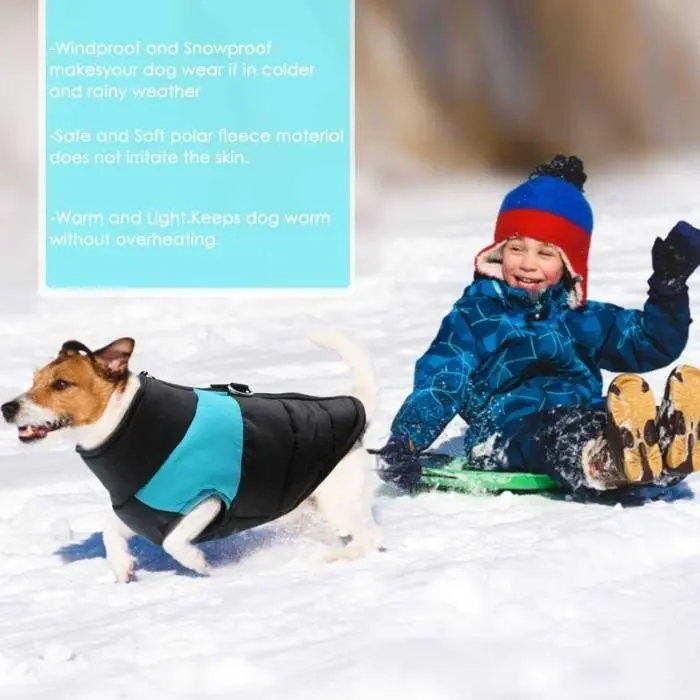 GMGY Baju Hangat Anjing Pet Warm Cotton Vest Waterproof GI363K 3