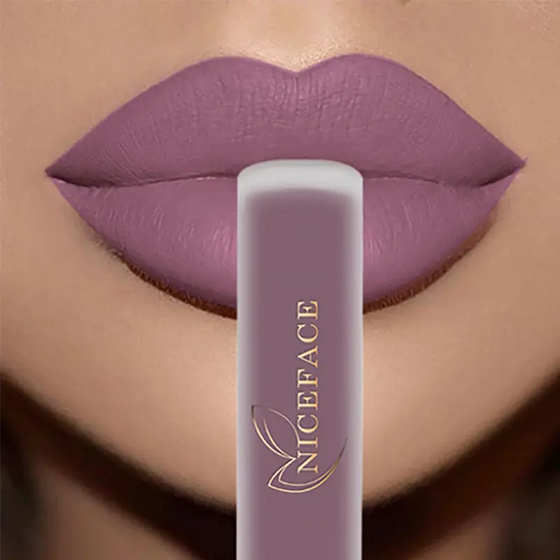 Nude Liquid Lipsticks Waterproof Velvet Matte Lip Gloss Long Lasting Non-stick Cup Lip Tint Makeup Pigment Cosmetics