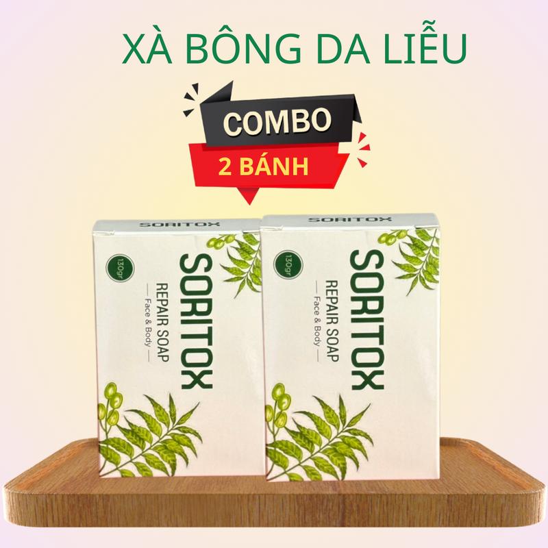 [Combo 2 Bánh] Xà Bông Da Liễu - Chuyên dùng cho da Vảy Nến, Viêm Da, Á Sừng, Hắc Lào, Lang Ben, Nấm Ngứa, Viêm Nang Lông, Dị ứng - Từ thiên nhiên