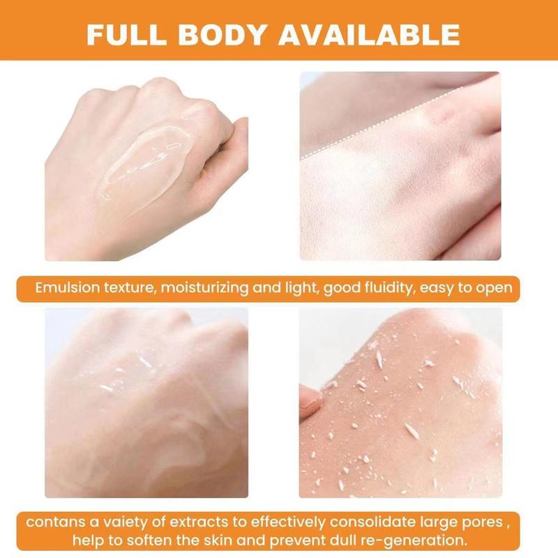 Product Introduction of Body Scrub, 1 Count Exfoliating Gel for Face & Body, Body Scrubs & Peels for Daily Use, Exfoliating Dead Skin, Silky Smooth, Even Skin Tone, Enhance Radiance 13