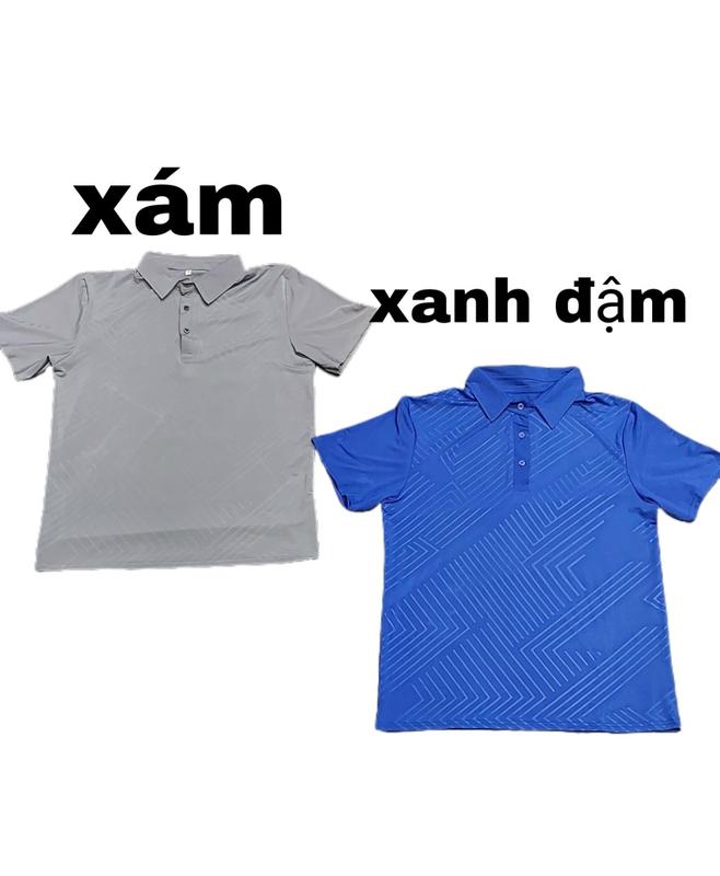 M29 COMBO 2 ÁO thun nam ngắn tay thể thao CÓ CỔ,chất vải thun lạnh,dập vân chìm 3D dày,từ 40-140kg,phù hợp với các hoạt động thể thao,đi chơi hay đi làm đều được 1